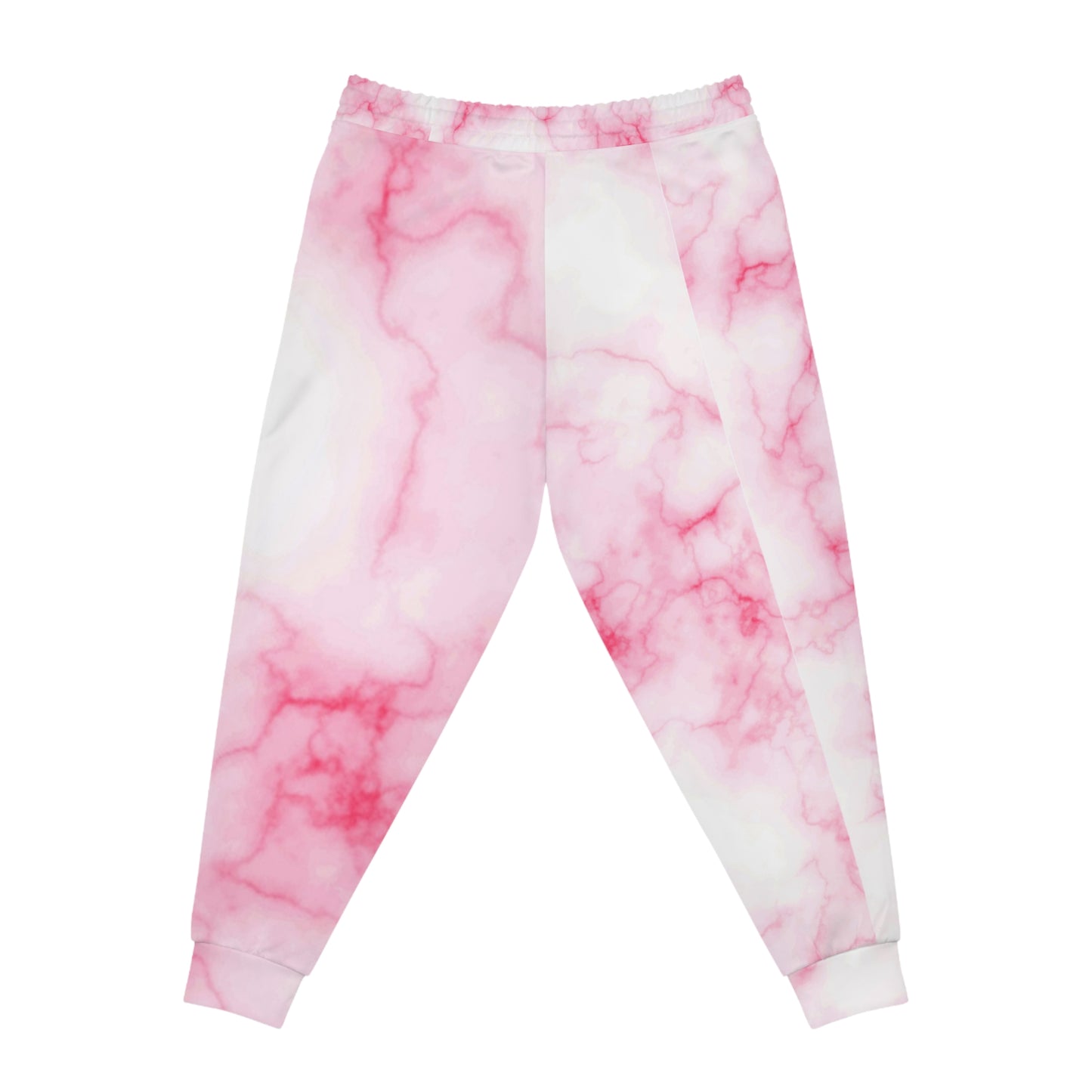 Simplisitee -Chic Marble Pink Joggers, Trendy Activewear, Comfort Fit Pants, Lounge Wear, Butterfly Print Fashion