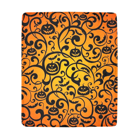 Halloween background. illustration 156254474.jpg Ultra-Soft Micro Fleece Blanket 50"x60"