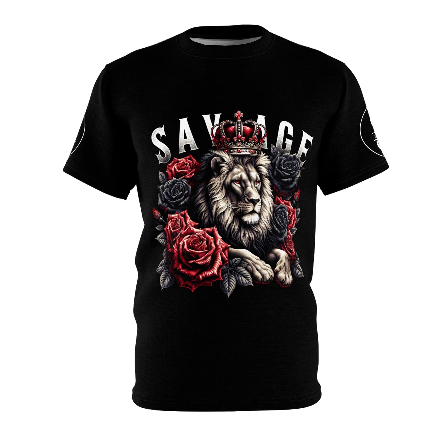 Simplisitee - Savage Lion men Tee - Bold Graphic T-Shirt, Streetwear, Animal Lover Gift, Unique Fashion, Casual Style, Statement Apparel