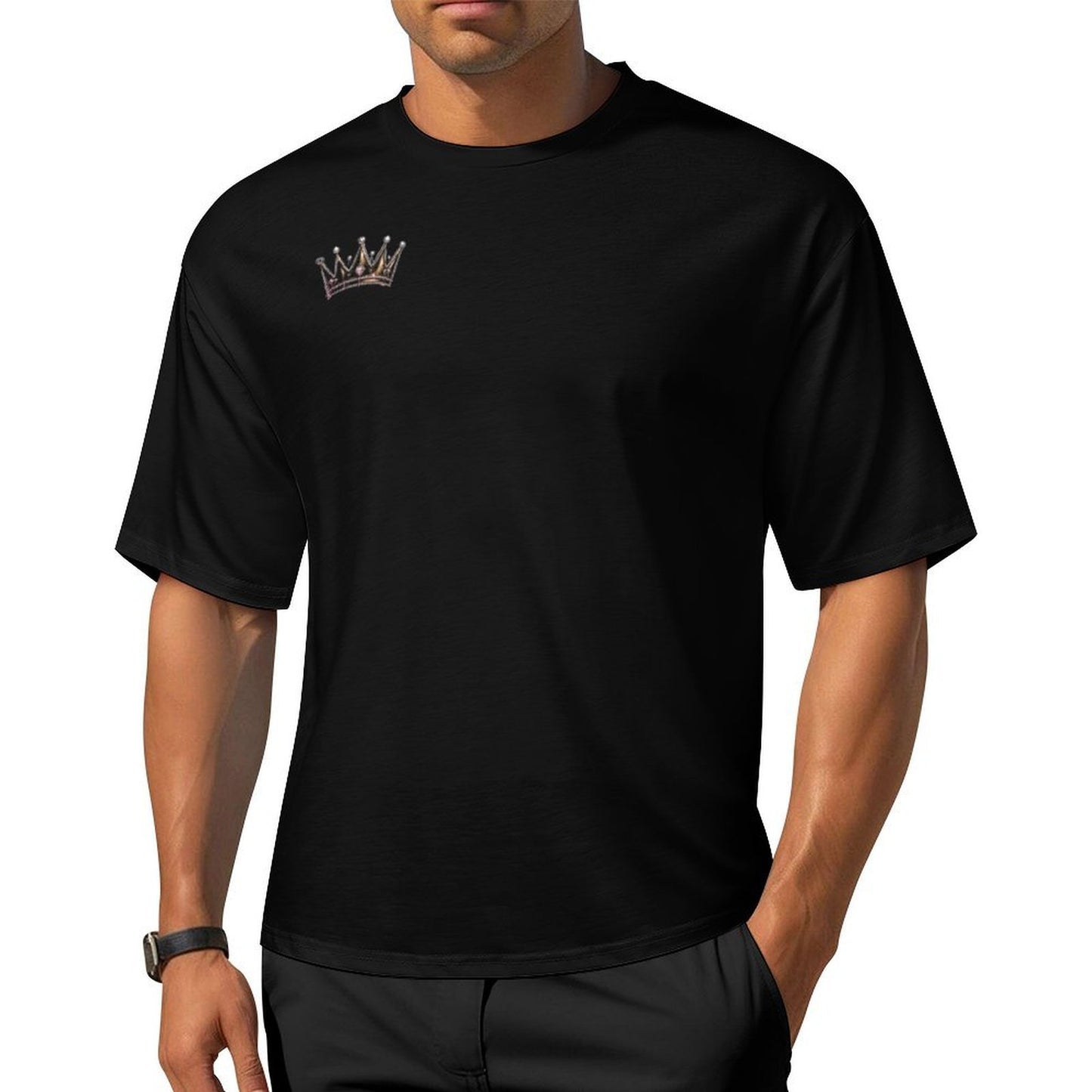 queen t shirt Women's Drop-Shoulder Mid-Sleeve T-Shirt