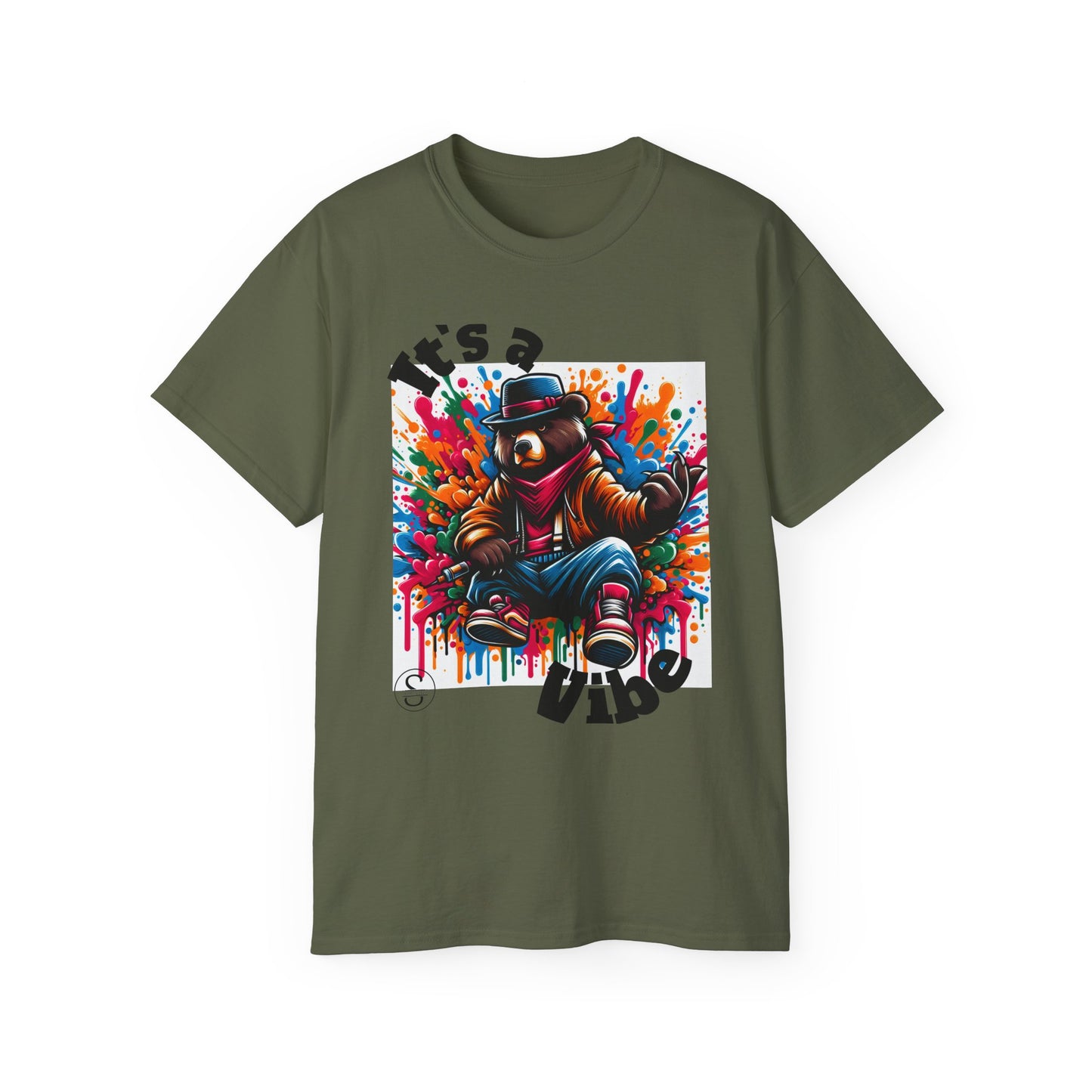 Simplisitee - It's a Vibe Unisex Ultra Cotton Tee - Funky Graphic Tee for Casual Outings & Parties
