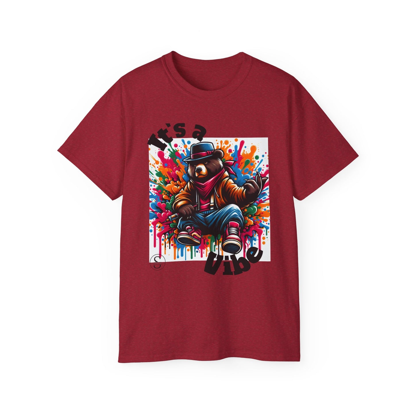 Simplisitee - It's a Vibe Unisex Ultra Cotton Tee - Funky Graphic Tee for Casual Outings & Parties
