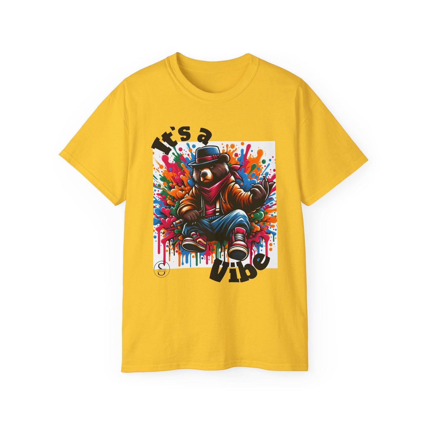 Simplisitee - It's a Vibe Unisex Ultra Cotton Tee - Funky Graphic Tee for Casual Outings & Parties