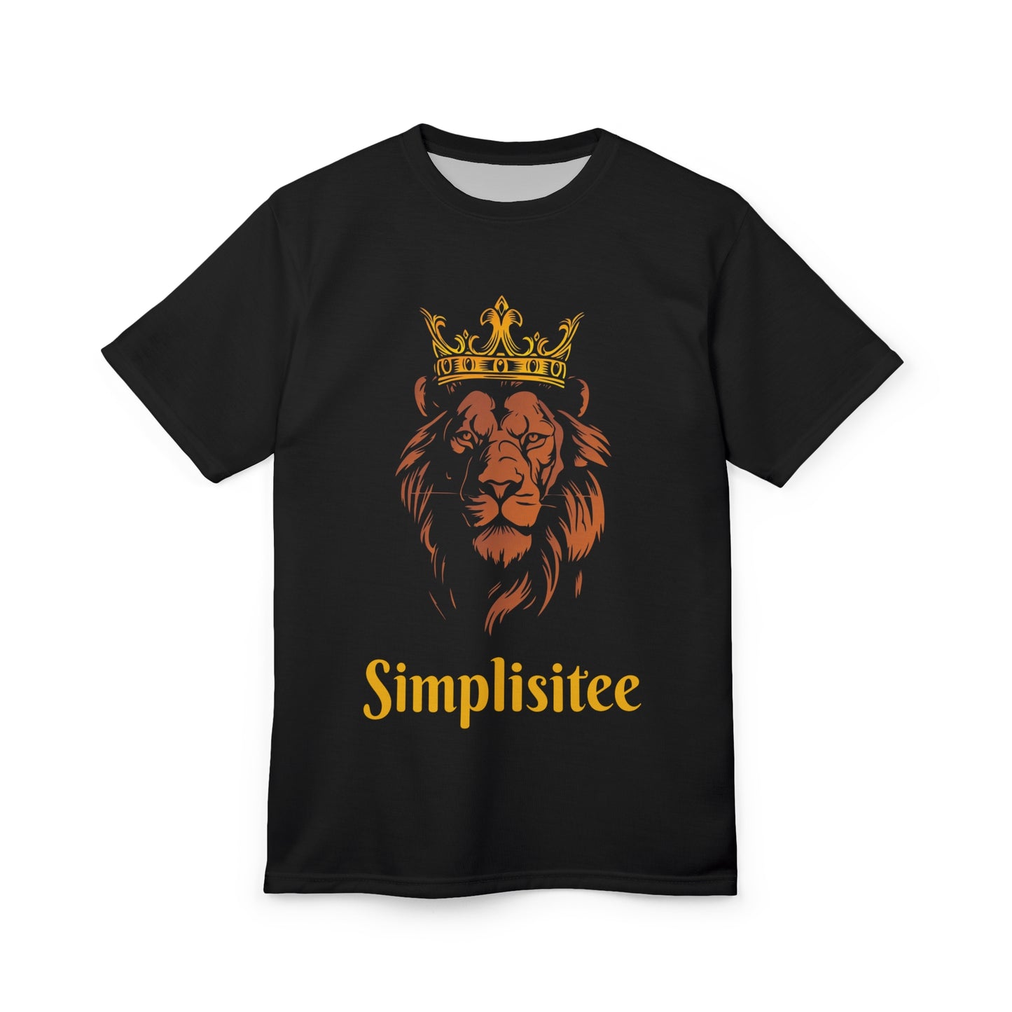 Simplisitee - lion , Unisex Graphic T-Shirt, Lion Print Tee, Unique Gift for Animal Lovers, Stylish Casual Wear