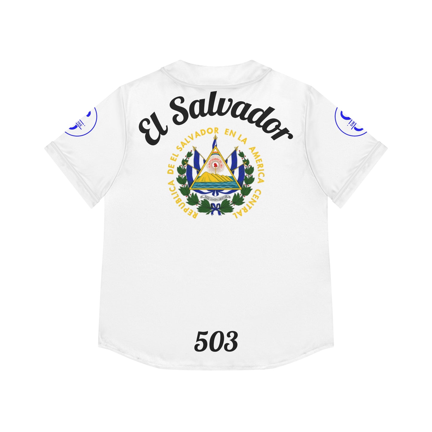 Simplisitee El Salvador Women's Baseball Jersey, Sports Apparel for Fans, AOP Shirt, Team Spirit Gear, Perfect for Game Day and Celebrations