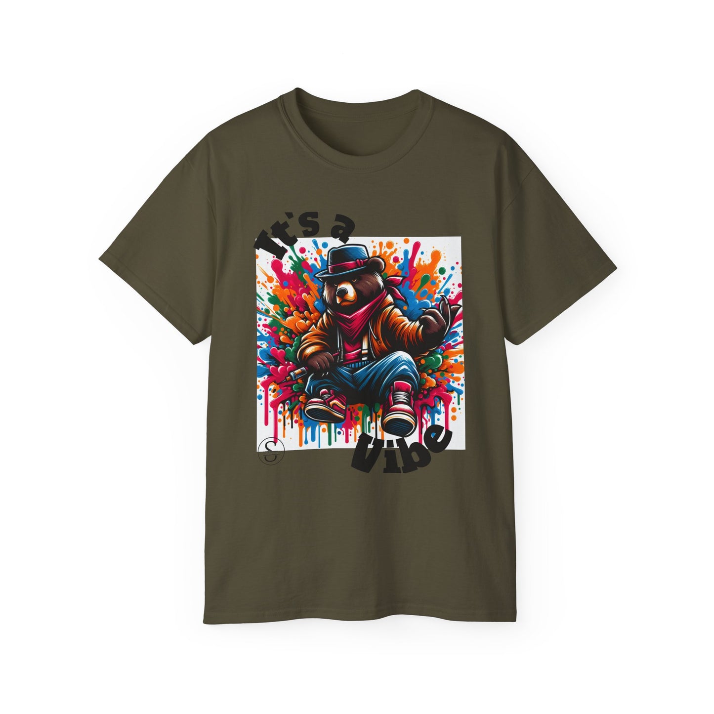 Simplisitee - It's a Vibe Unisex Ultra Cotton Tee - Funky Graphic Tee for Casual Outings & Parties