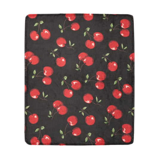 Seamless Cherry Pattern 65470690.jpg Ultra-Soft Micro Fleece Blanket 50"x60"