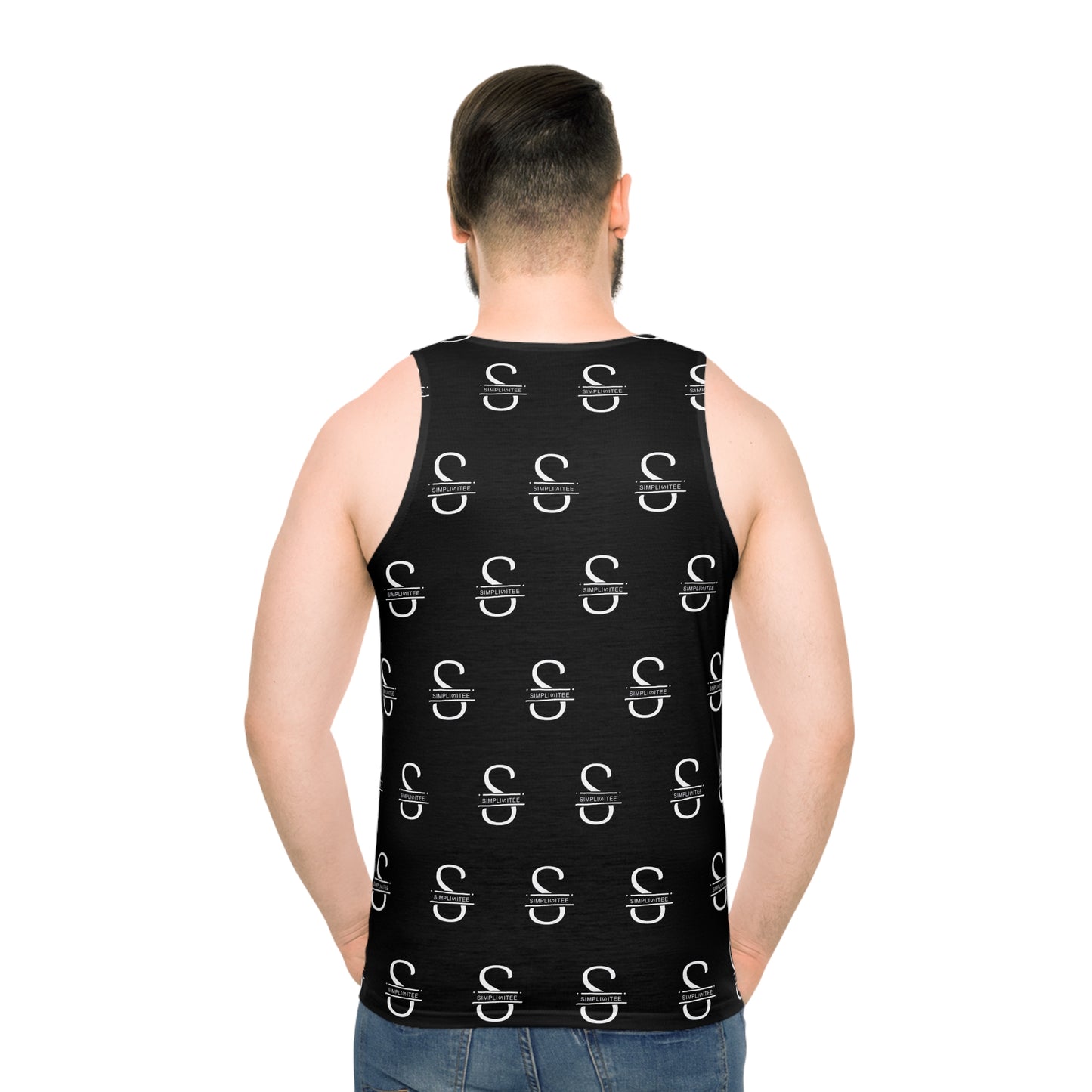 Simplisitee -  Sleek Monochrome Unisex Tank Top - Modern Graphic Style for Casual Wear
