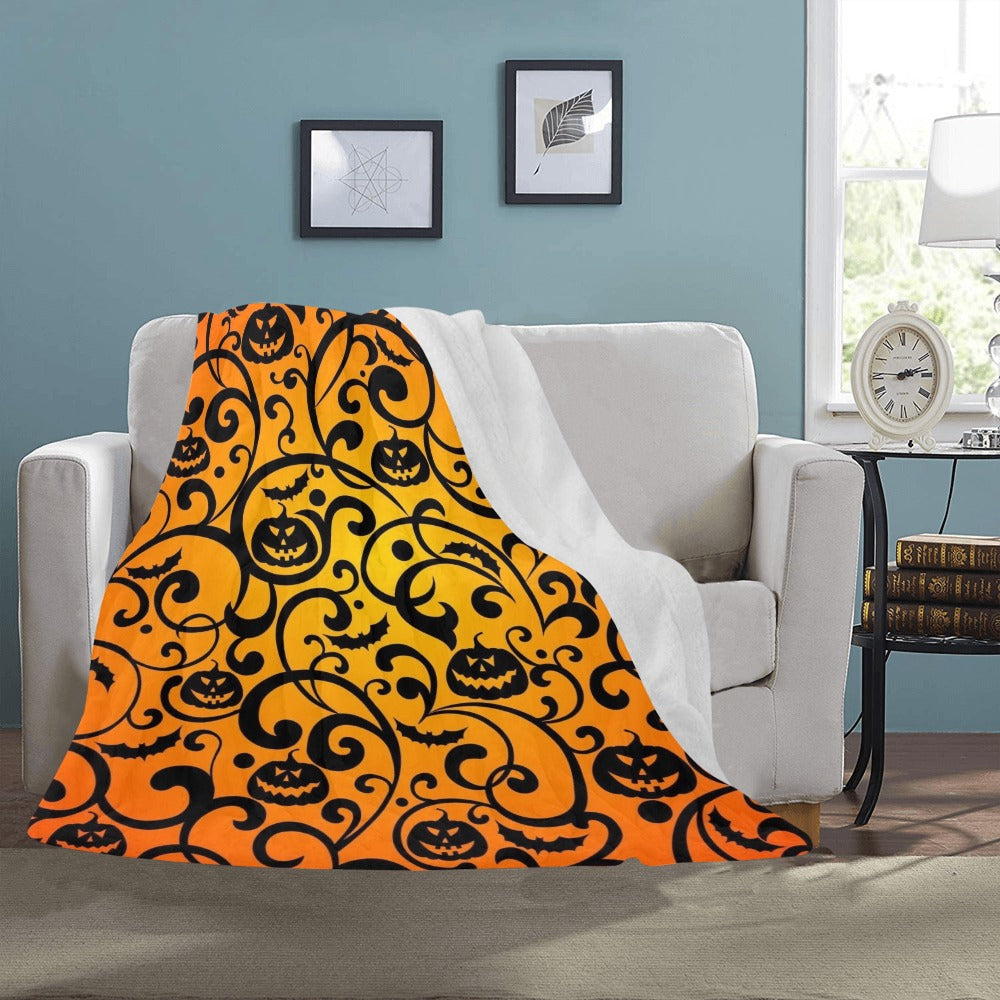 Halloween background. illustration 156254474.jpg Ultra-Soft Micro Fleece Blanket 50"x60"