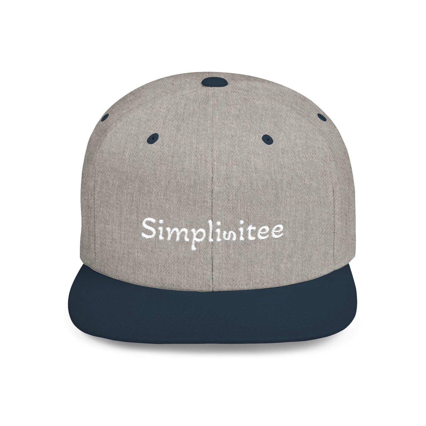 Simplisitee - Stylish Flat Bill Snapback Hat, Trendy Cap, Streetwear Essential, Casual Fashion Accessory, Gift for Him/Her, Comfortable and Adjustable