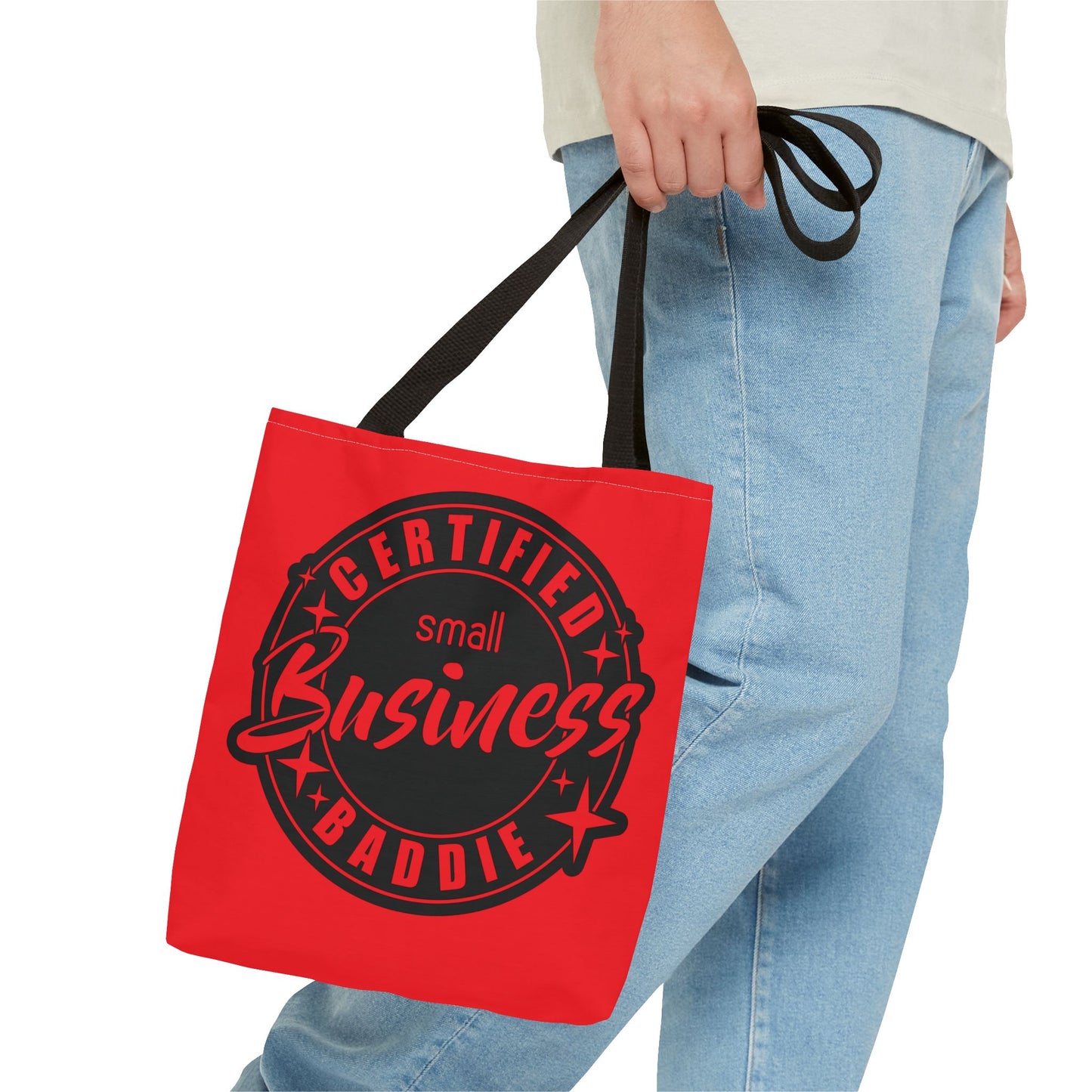 Simplisitee - Certified Baddie Tote Bag for Small Business Owners, Motivational Bag, Gift for Entrepreneurs, Stylish Shopping Tote