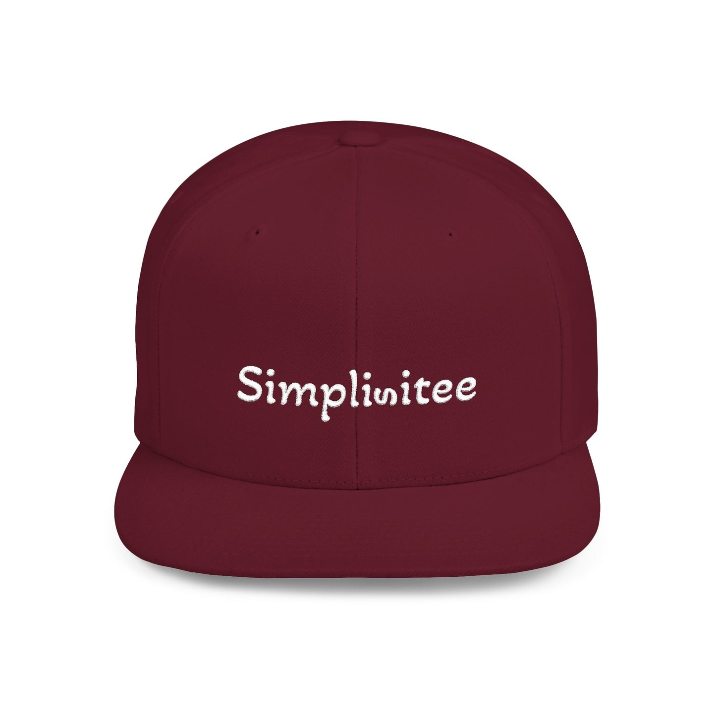 Simplisitee - Stylish Flat Bill Snapback Hat, Trendy Cap, Streetwear Essential, Casual Fashion Accessory, Gift for Him/Her, Comfortable and Adjustable