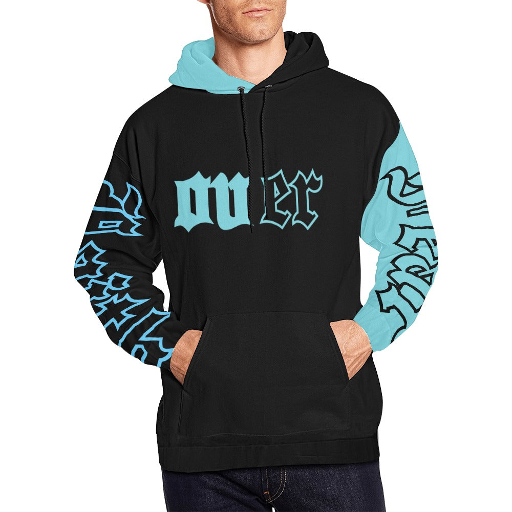 Simplisitee - Light Blue, Transparent Background All Over Print Hoodie for Men (USA Size) (Model H13)