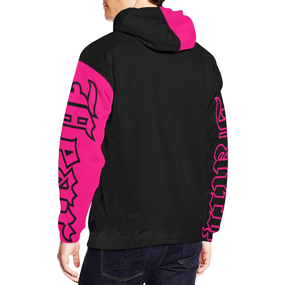 dark pink hoodie All Over Print Hoodie for Men (USA Size) (Model H13)