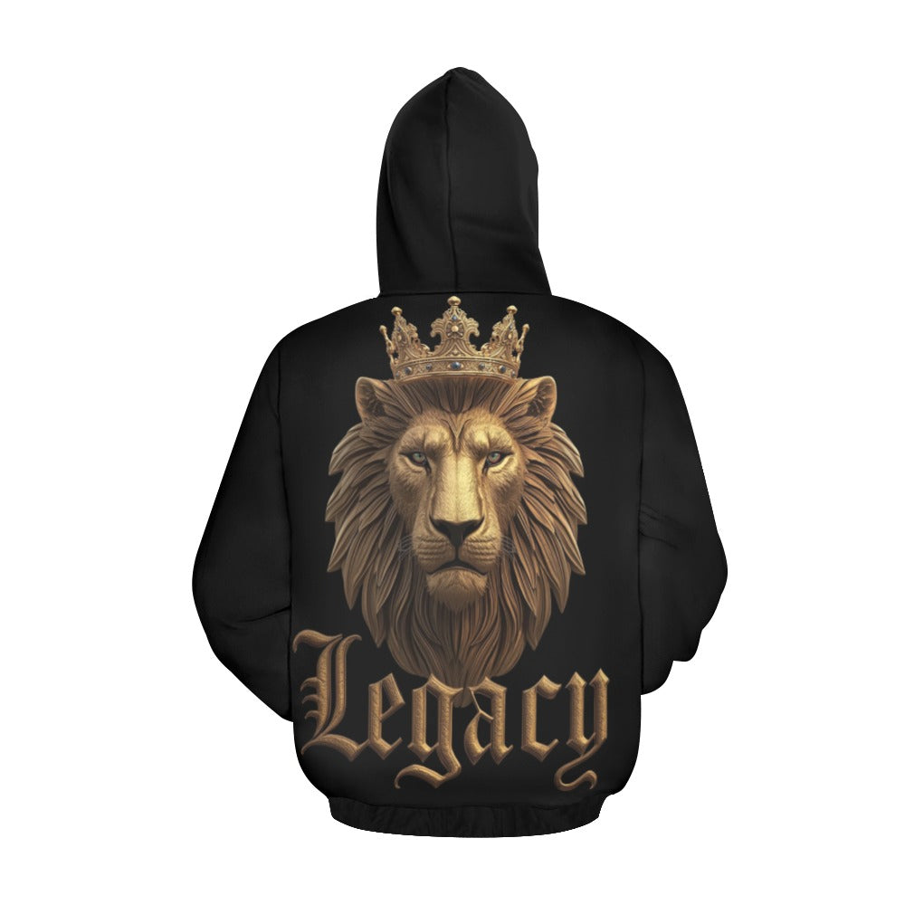 lion  Print Hoodie for Men