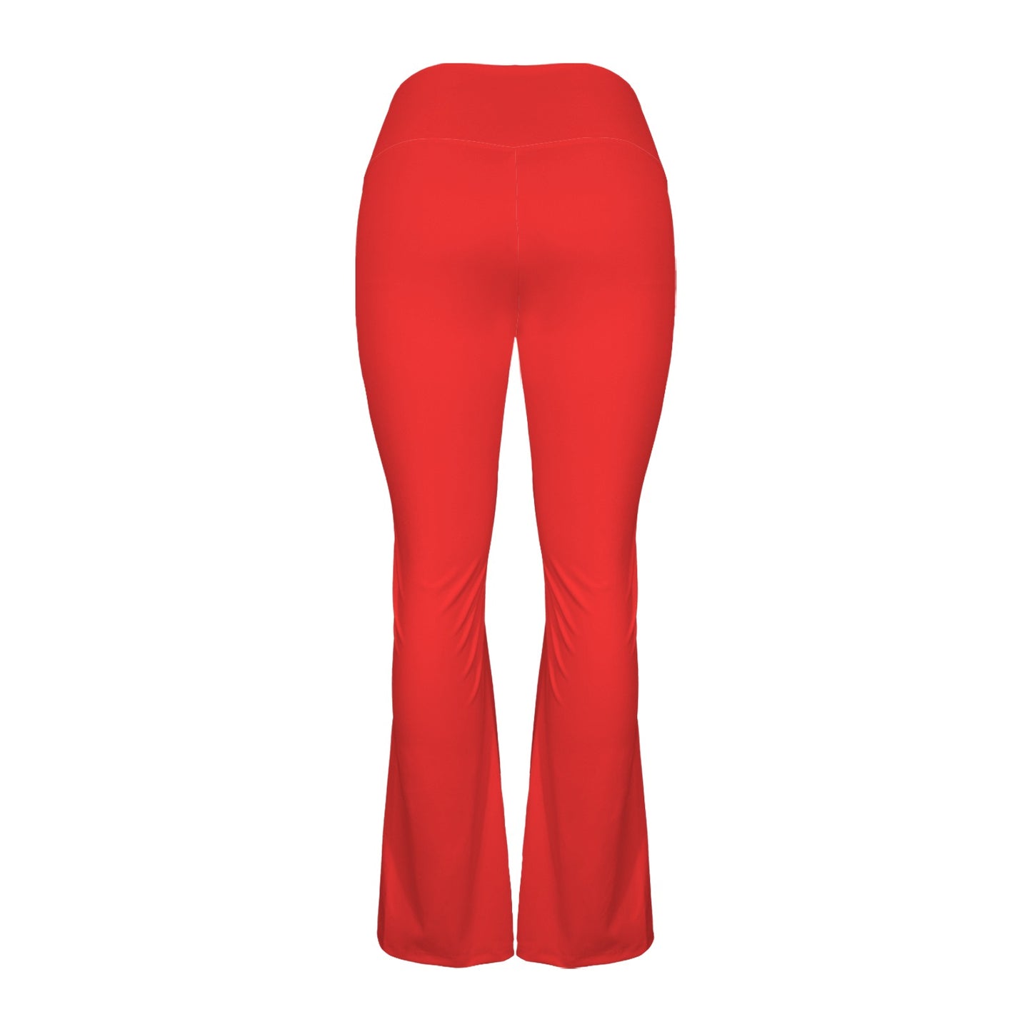 red cross leggings High Waist Crossover Tummy Control Flare Leggings
