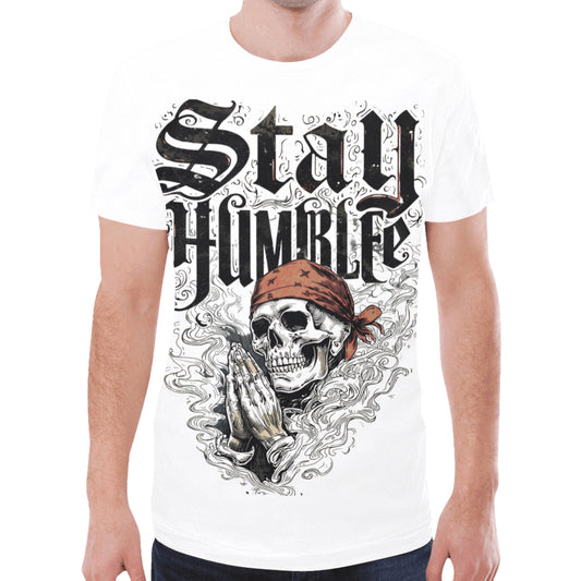 stay humble New All Over Print T-shirt for Men (Model T45)
