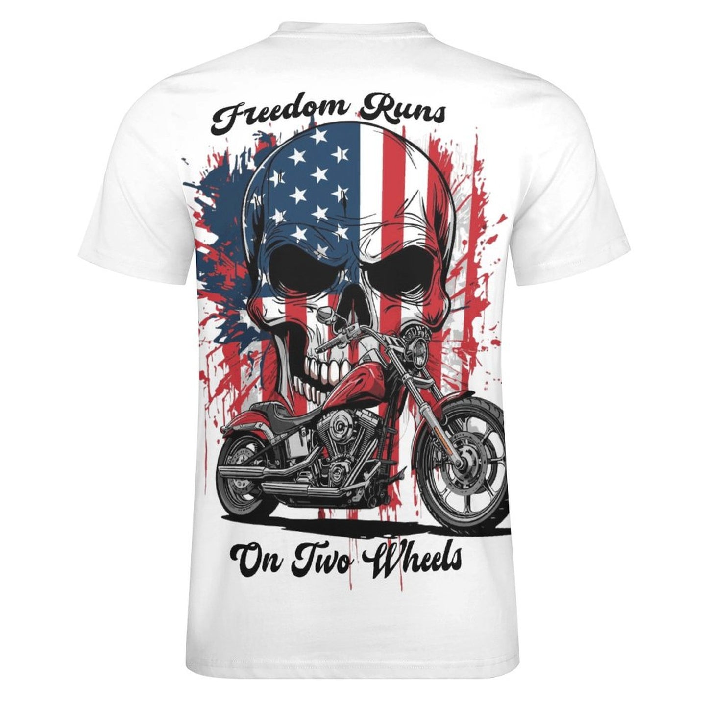 Cotton T-shirt Men's All-Over Print Cotton T-Shirt