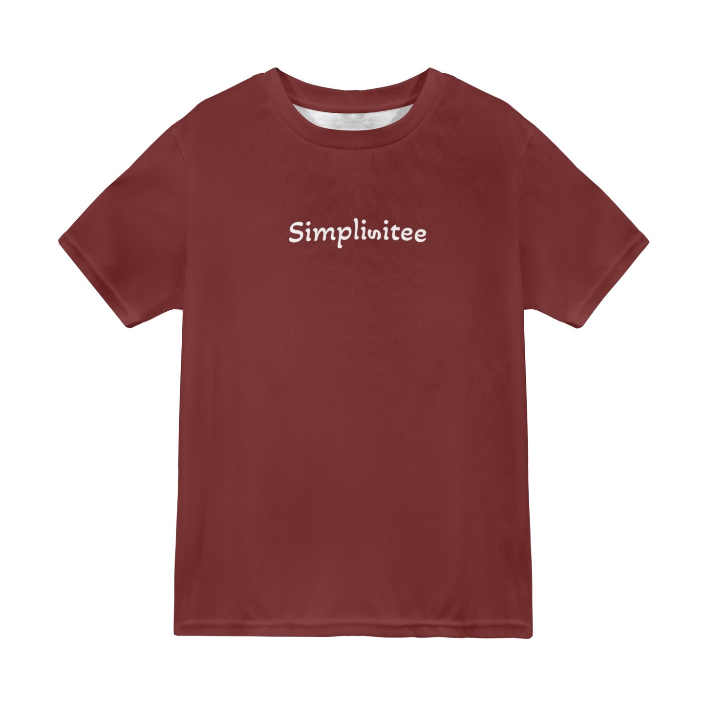 Simplisitee - White Text Logo New All Over Print T-shirt for Men (Model T45)