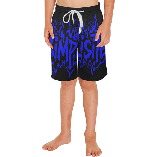simplisitee swim shorts blue Boys' Casual Beach Shorts (Model L52)