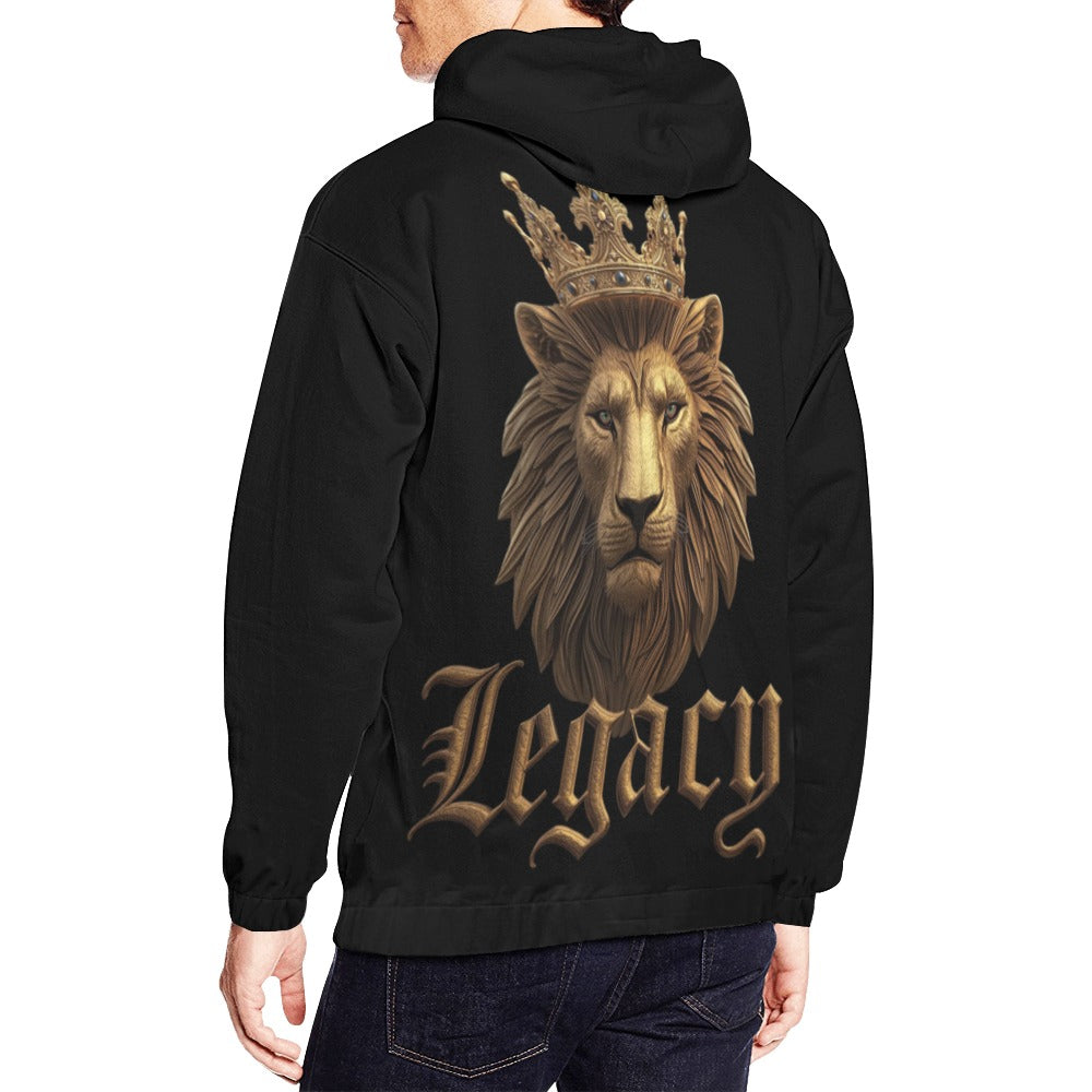 lion  Print Hoodie for Men