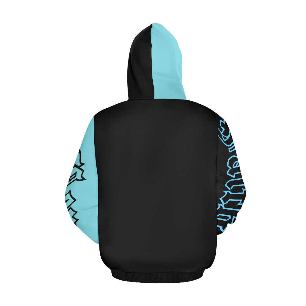 Simplisitee - Light Blue, Transparent Background All Over Print Hoodie for Men (USA Size) (Model H13)